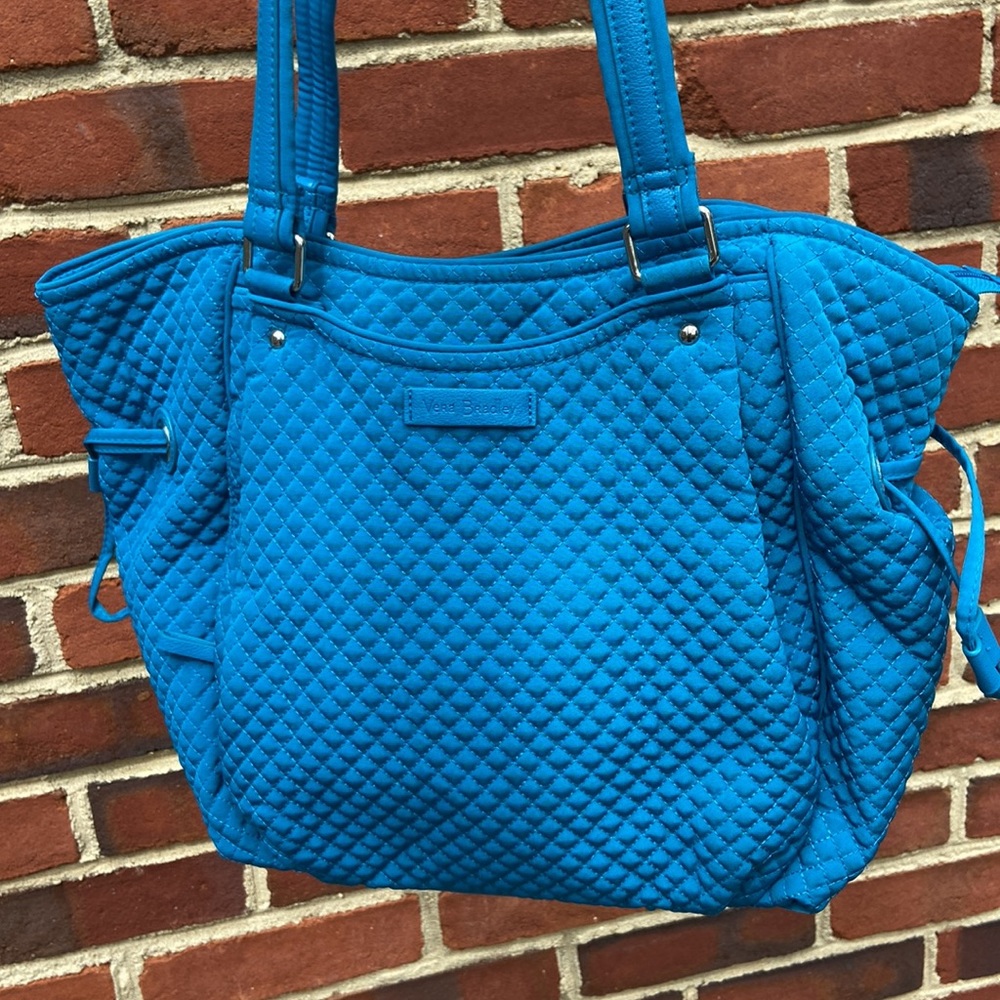 Vera Bradley Quilted Teal Tote